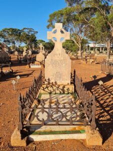 Headstone on the grave of Margaret Morgan and her sister Bridget Buckle