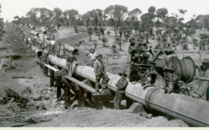 Construction of C.Y. O'Connor water pipeline