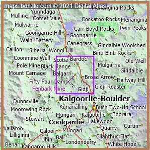 Bonzle Map showing Fenbark