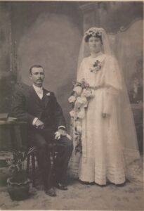 Frances Ann Gaston m Walter Marvel - Boulder WA 1907.