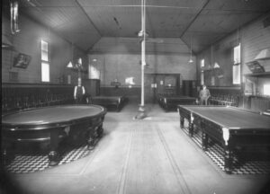 Billiard Room Mechanics Institute - 1909 - J J Dwyer Photo GM 1131 WA Museum