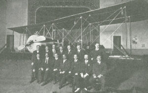 Kalgoorlie Biplane on display in the Kalgoorlie Town Hall
