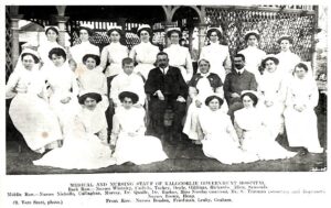 Staff of the Kalgoorlie Hospital- S Tratman on right