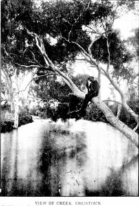 View of the creek, Erlistoun