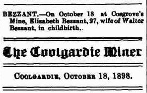 oolgardie Miner (WA : 1894 - 1911), Tuesday 18 October 1898, page 4