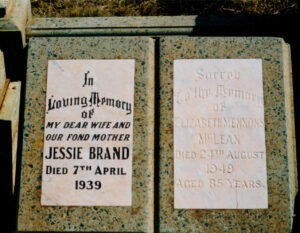 Jessie BRAND - Photo Find a Grave