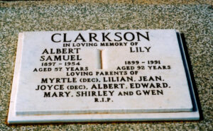 Albert and Lily CLARKSON - Photo Find a Grave