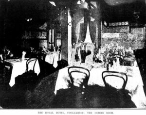 The Royal Hotel Coolgardie - The Dining room