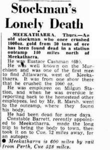 CASHMAN E Daily News 14 March 1946, page 1