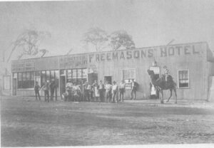 The Freemasons Hotel Coolgardie owned by the Tobias Bros in 1899 - Photo SLWA