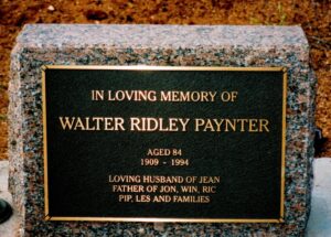 Walter Ridley PAYNTER - Photo Find a Grave