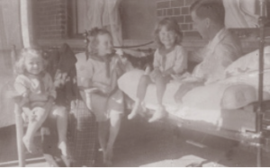 Joan, Molly and Bettie with patient at Wooroloo