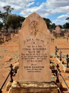 Donald and David VALENTINE - Kalgoorlie Cemetery - Photo Danelle Warnock