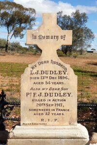 Dudley Family Grave at Bardoc - Photo Danelle Warnock