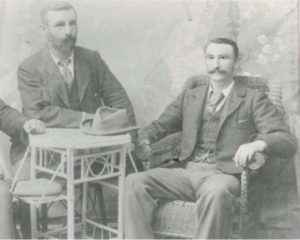 Entrepreneur Thomas Tobias (left) with Ernest Tobias