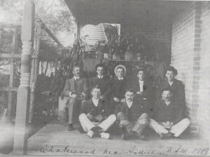 Taken at Chatswood NSW in 1909 - John E Robson back row far left - T G Hales back row second from the right - Other names not known.