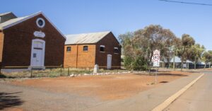 Masonic Hall, Gwalia Street, Leonora, September 2021.