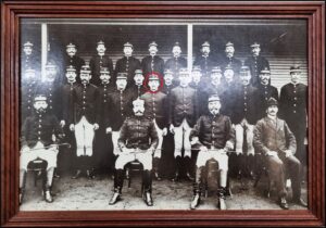 The Coolgardie Police Force in 1898 - Patrick Donovan circled.
