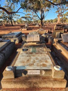 Spoors Family Grave Kalgoorlie Cemetery - Photo Danelle Warnock