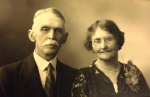 James and Lillias Townsend - Golden Wedding photograph taken in 1936 - Ancestry.com