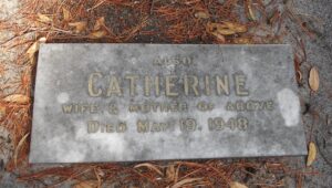 Plaque for Catherine Gunn - Albany Memorial Cemetery - Photo Find a Grave