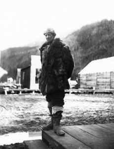 Skagway in 1898, on his way to the Klondike. Photograph courtesy of Yukon Archives.