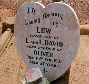 Lew DAVID died 1931