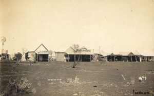 Lancefield Business, Including C A McOmish Butcher, 1910 - Photo C Ross - SLWA