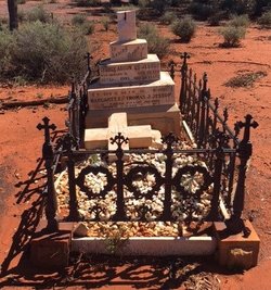 Grave of George Jessop in Bardoc cemetery before restoration in 2022 - Photo Danelle Warnock