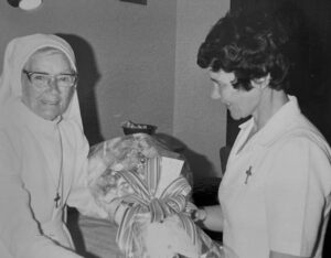 Family photo of Sr Anthony c.1970.