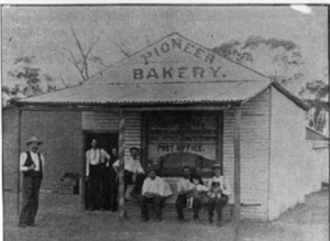 Bakery and Post Office Higginsville - Photo SLWA