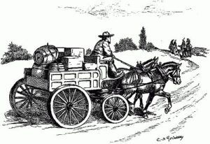 Horse and waggon - Photo Pinterest