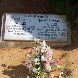 Willis Family Grave in Geraldton WA