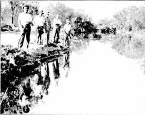 The pool at Yuin Station - Western Mail 11 August 1932, page 4