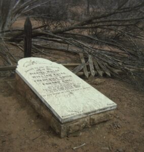 Headstone for Daniel Hogan, commemorated also William Payne, Frederick Smith and Edward King (bodies not recovered) 1979 - Photo SLWA 