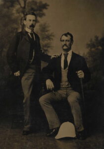 William Henry James Carr-Boyd (seated) and William Boyd (not sure of relationship) standing. Tale in Victoria in 1880
