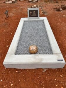 War Grave - Andrew Cunningham, Boulder Cemetery - Photo Gail Peters