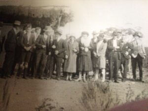 “ Mass at the bough shed Larkinville 1931”