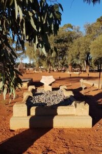 James Andrew Byrne - Kalgoorlie Cemetery - buried with daughter Eileen - photo Danelle Warnock