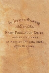 Mary Findlater Smith - Boulder cemetery Photo Danelle Warnock