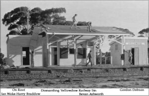 Relocation of the Yellowdine Railway Station to Koolyanobbing1972 (Pat and Jack Hawkins)