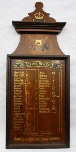 Kanowna Roll of Honour - Photo OFH