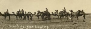 Police Party on Camels - Photo SLWA