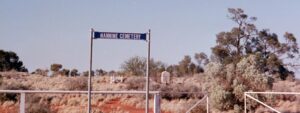 Nannine Cemetery Sign