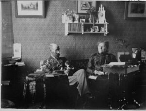 Elphinstone and Annie Cleland at home in Coolgardie