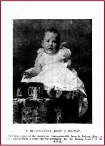 SOLWAY John J - Photo Kalgoorlie Western Argus 8 October 1901