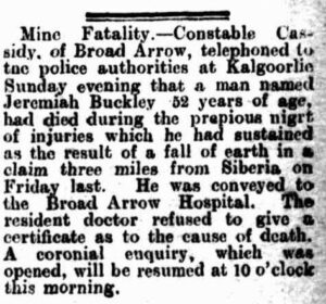 Kalgoorlie Western Argus (WA : 1896 - 1916), Tuesday 26 November 1907, page 29