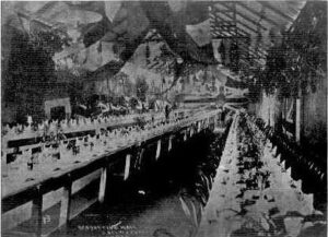 Railway Celebrations banquet hall seating 560 people.