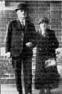 Frederick and Louisa Crews on their diamond wedding anniversary - Photo TROVE