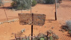 Grave of Alfred H Lapsley - Goongarrie Cemetery - Photo Danelle Warnock